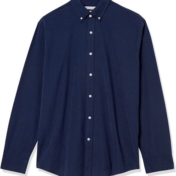 Amazon Essentials Men's Regular-Fit Long-Sleeve Oxford Shirt (614) - Picture 6 of 6